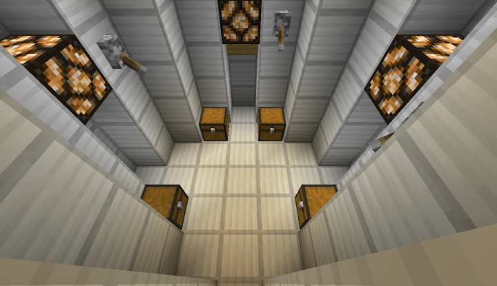 storege room in space shuttle