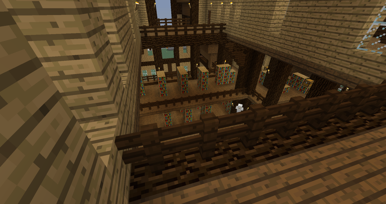 library Minecraft Map