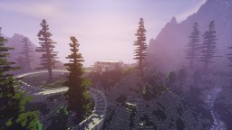 Modern Mountain Valley House Minecraft Map & Project
