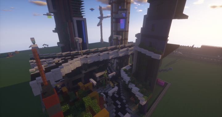 50x50 - futuristic city! - by D-fantome 50x50 - futuristic city! - by D-fantome