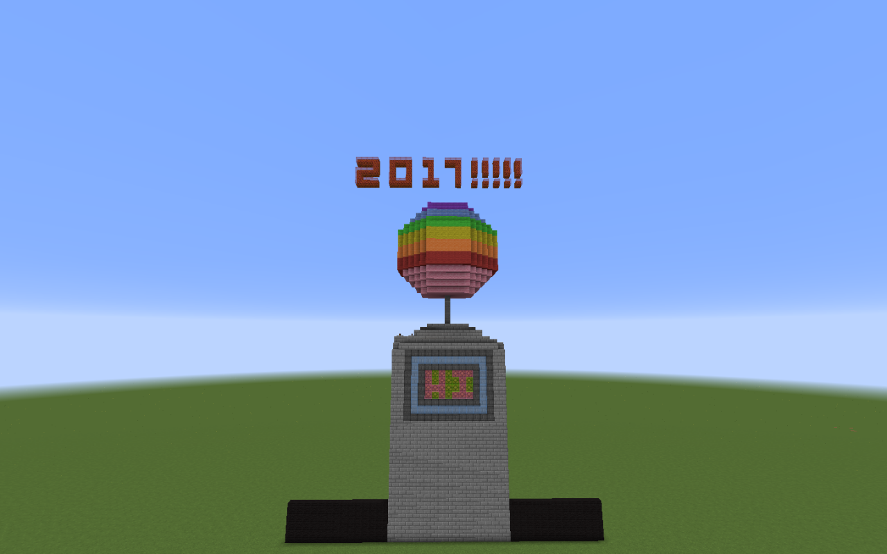 BURNING NEW YEARS Map (Times Square BallDrop!) PopularMMOS Minecraft Map