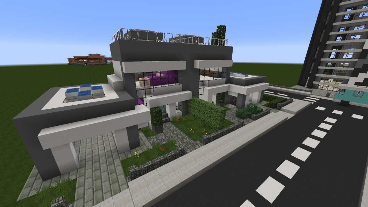 Modern city houses Minecraft Map