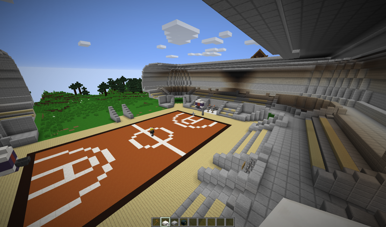Basket Ball Stadium Minecraft Map