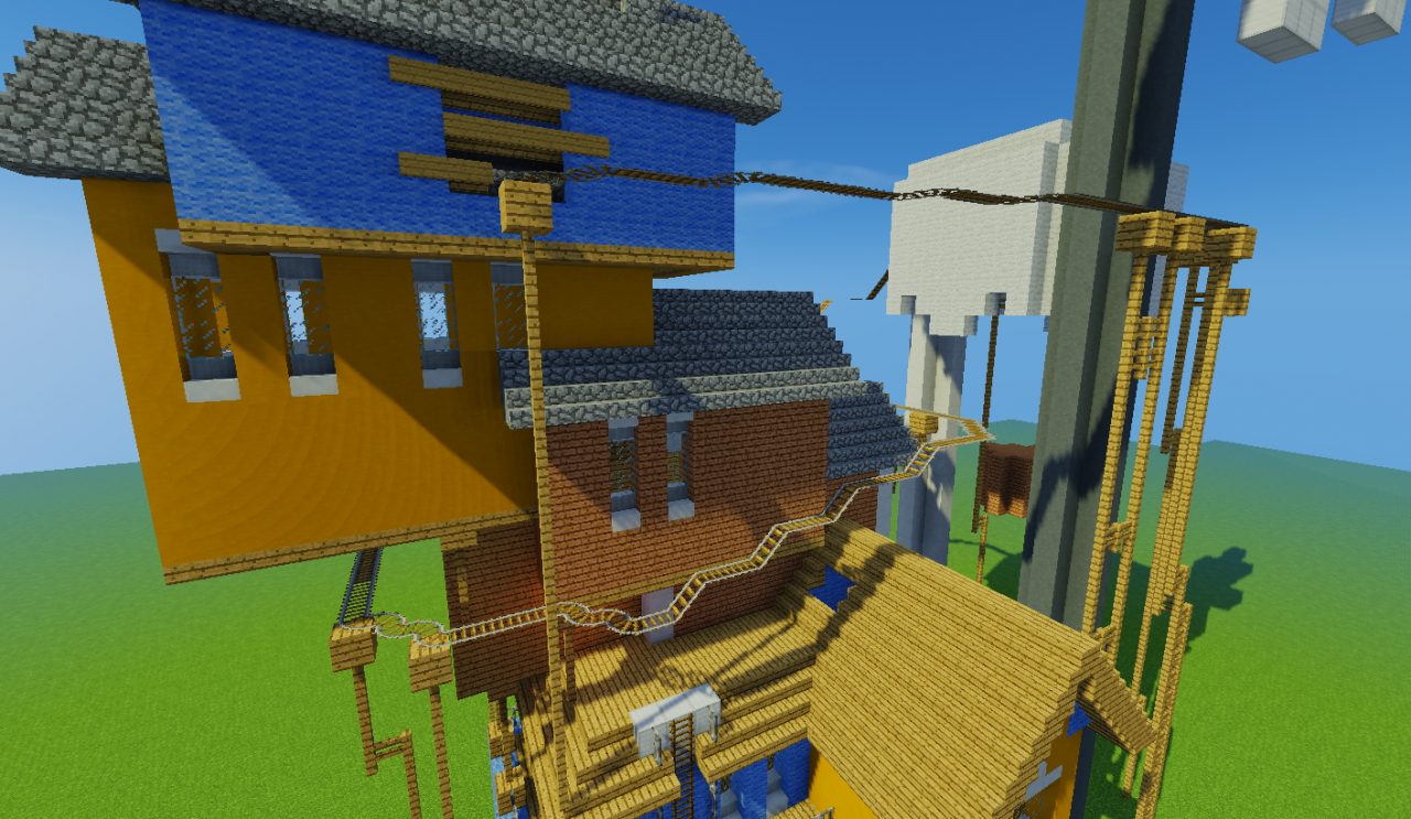 Hello, Neighbor Alpha 3 House Minecraft Map