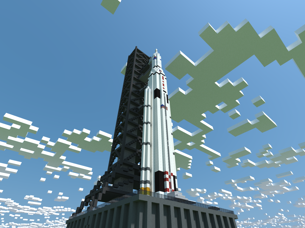 Space Launch System Block 1 [11] [NASA] Minecraft Map
