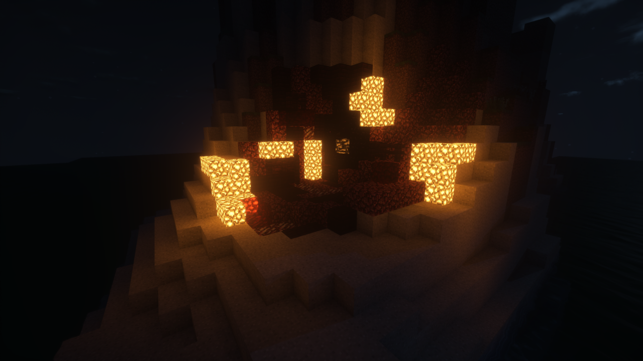 Nether Build (Leaking Nether Portal Build) Minecraft Map