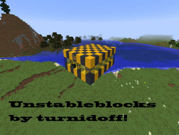 Unstable blocks in vanilla mnecraft! Minecraft Map