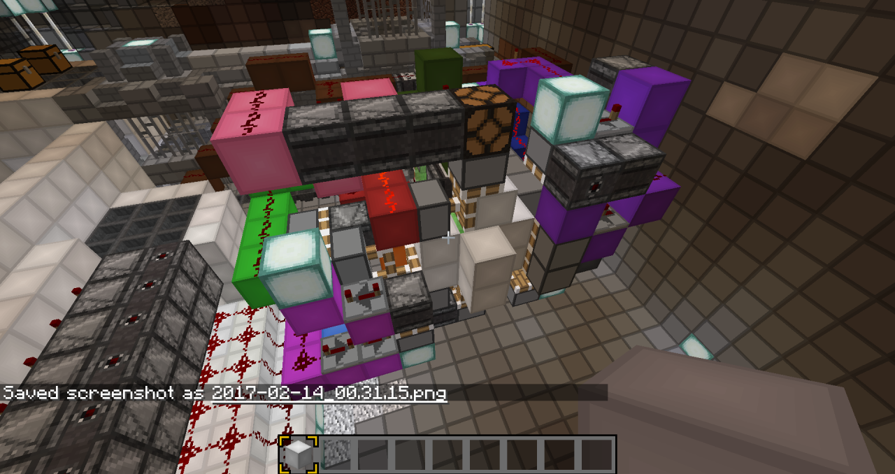 Compact & Lag Safe Piston AutoMining Machine Minecraft Map