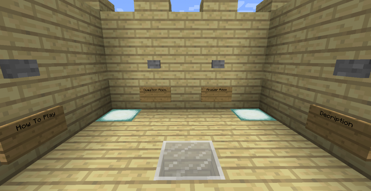 Riddle MiniGame (Question & Answer) Minecraft Map