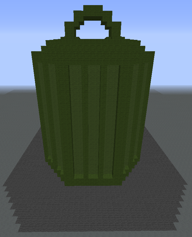 Burning The Trash Can Minecraft Map