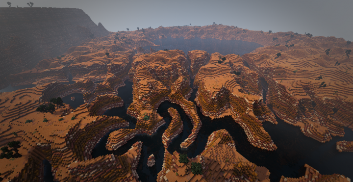 the canyon river leading to a desert lake