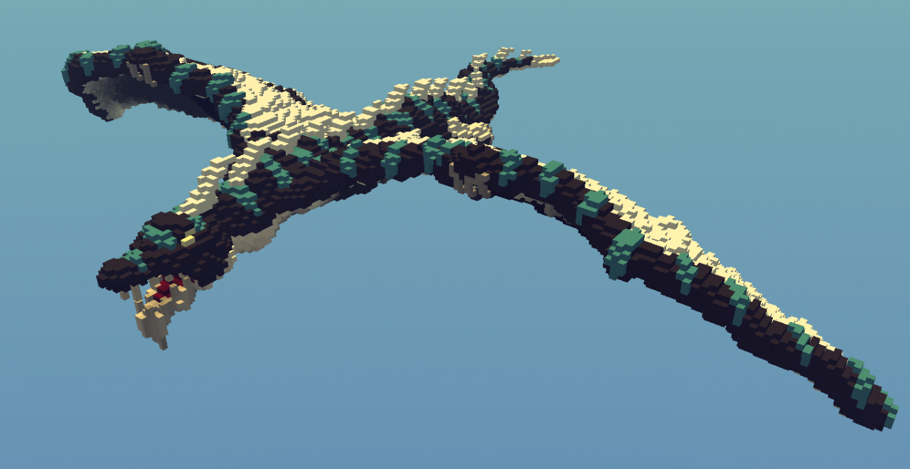 HUGE DRAGON Minecraft Map