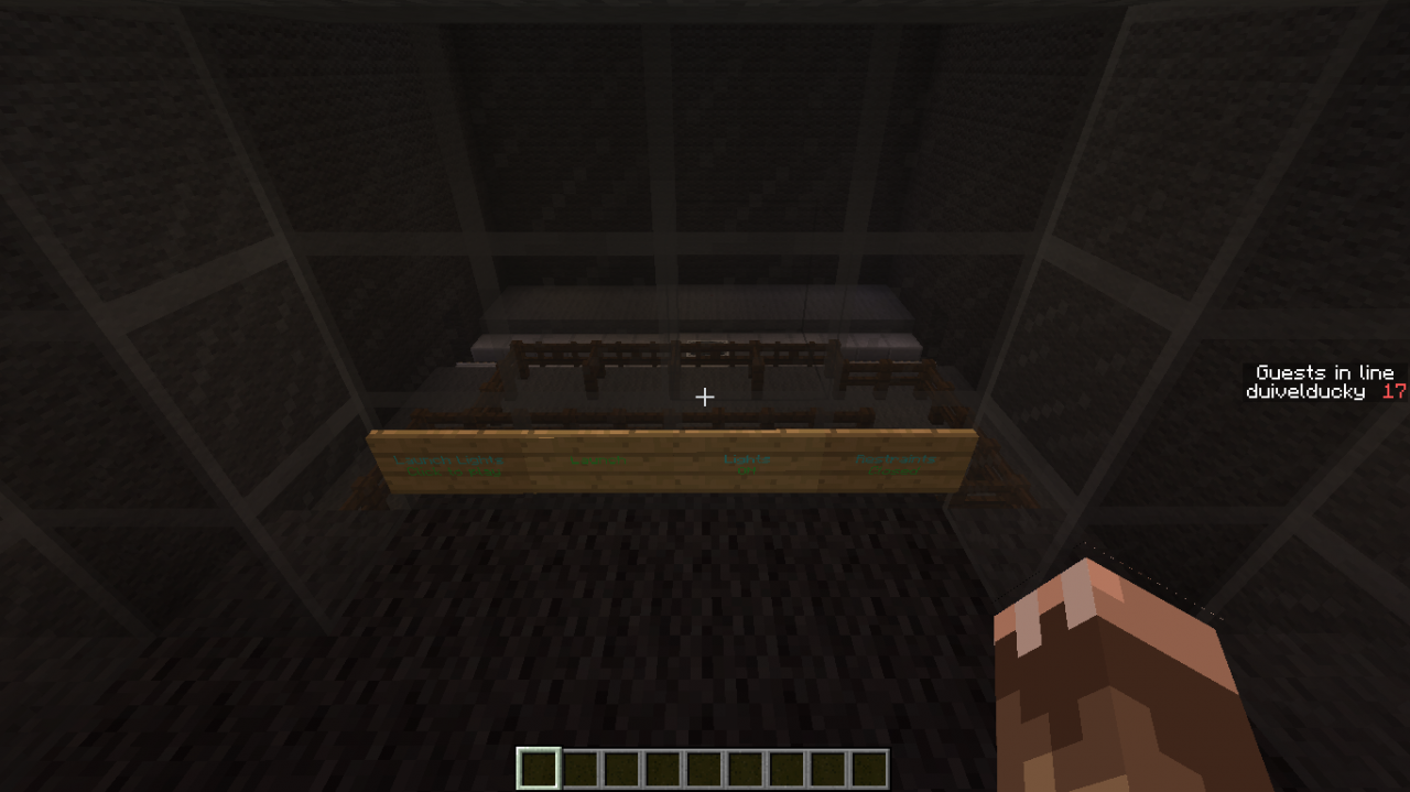 Ride control simulator Minecraft Map