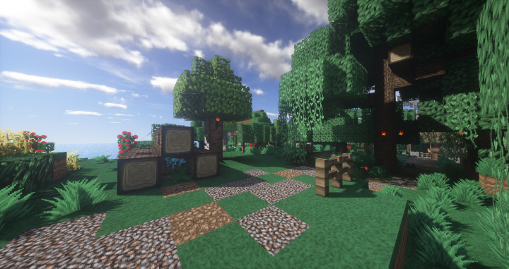 Detailed path leading to other houses