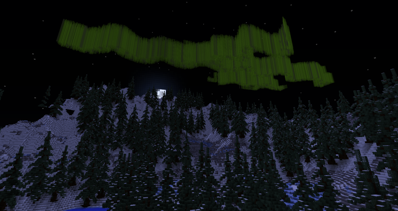 The Northern Lights Aurora Borealis Minecraft Map