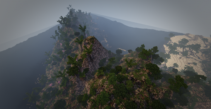 The birthplace of the island a large mountainous dead volcano