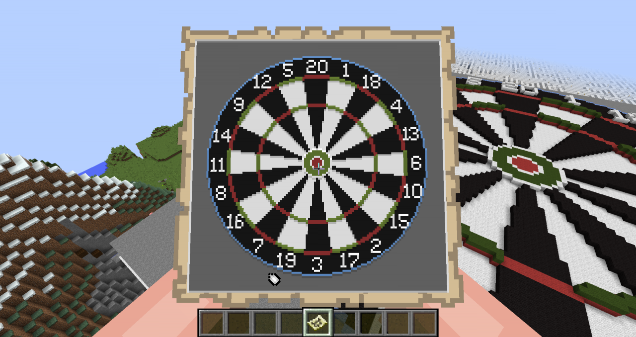 Dartboard Map art! Minecraft Map