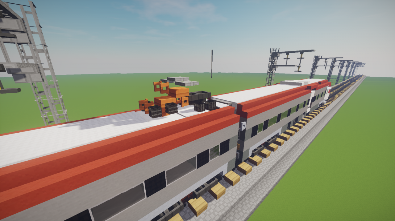 Bombardier Regina X55 Commuter Train Minecraft Map