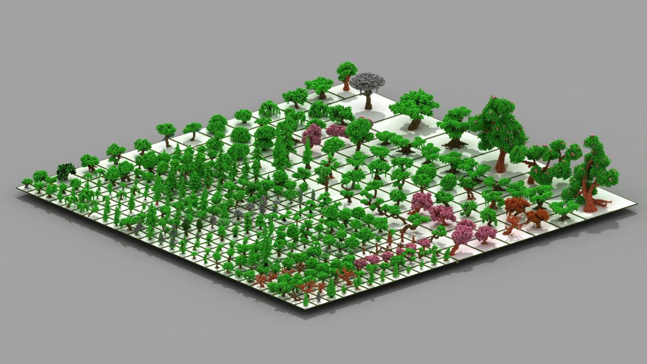Tree Bundle | 370 Custom Trees [DOWNLOAD] Minecraft Map