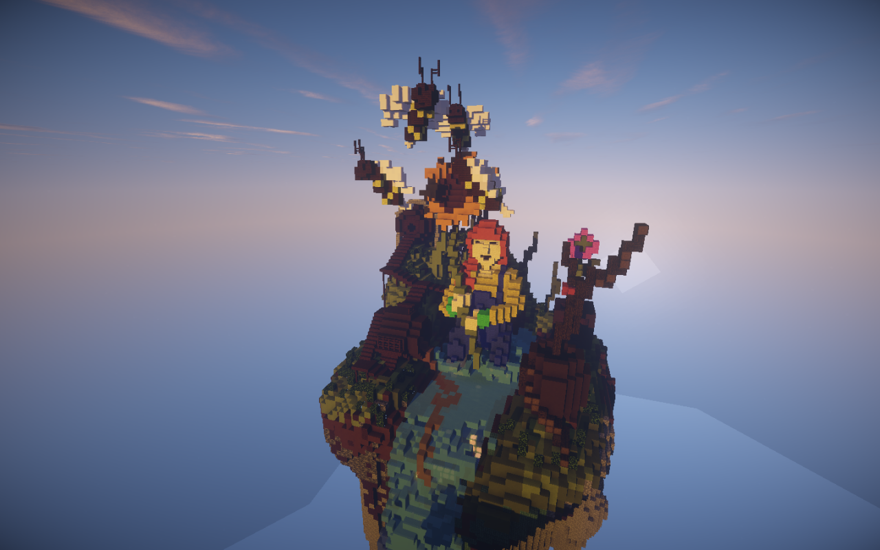 Spring Skyland Minecraft Map