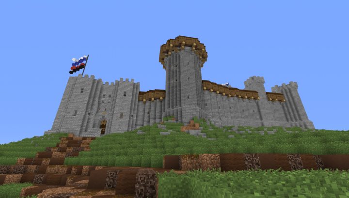 Castle gate and flanking tower