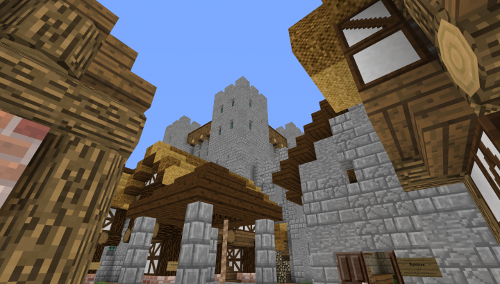 Norman keep seen from the bailey