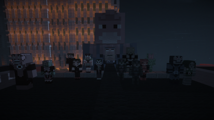 A small portion of the many villains