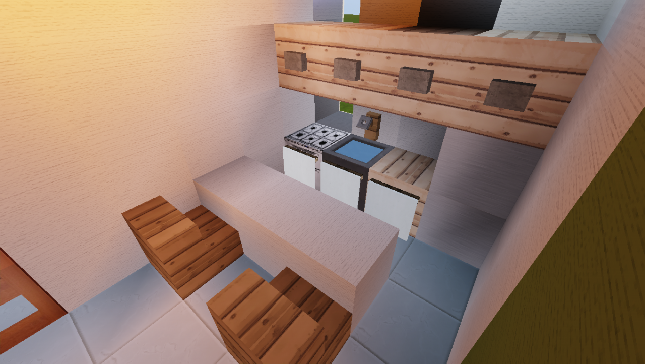 Small Camp House_FULL INTERIOR Minecraft Map