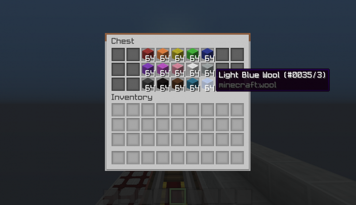 Chest menu