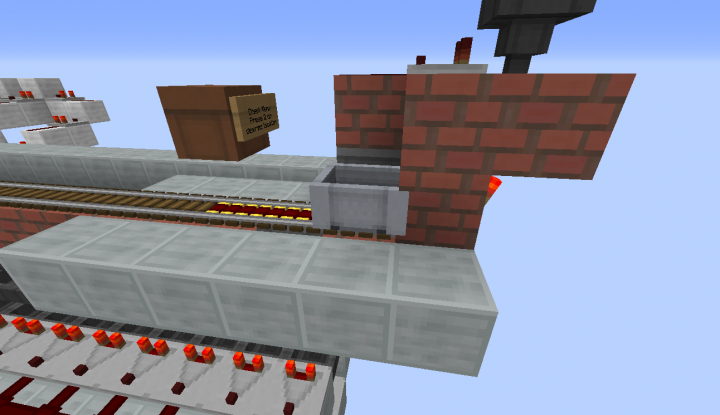 Minecart launcher