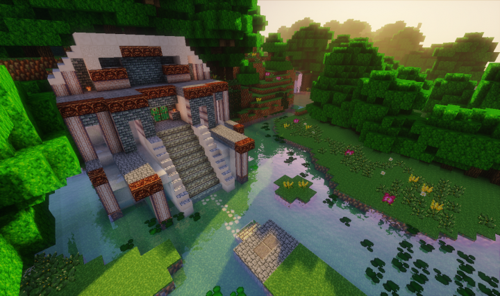 The abandoned sprite village, samples of plants and flowers