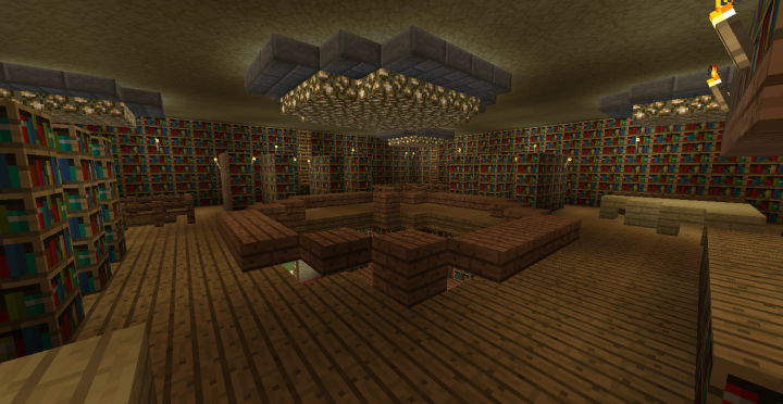 Library Minecraft Map