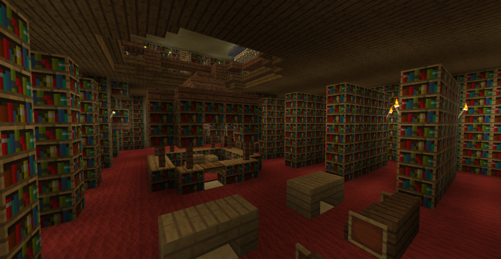 Library Minecraft Map