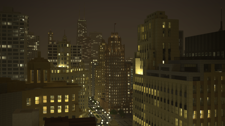 From the Carbide Carbon Building