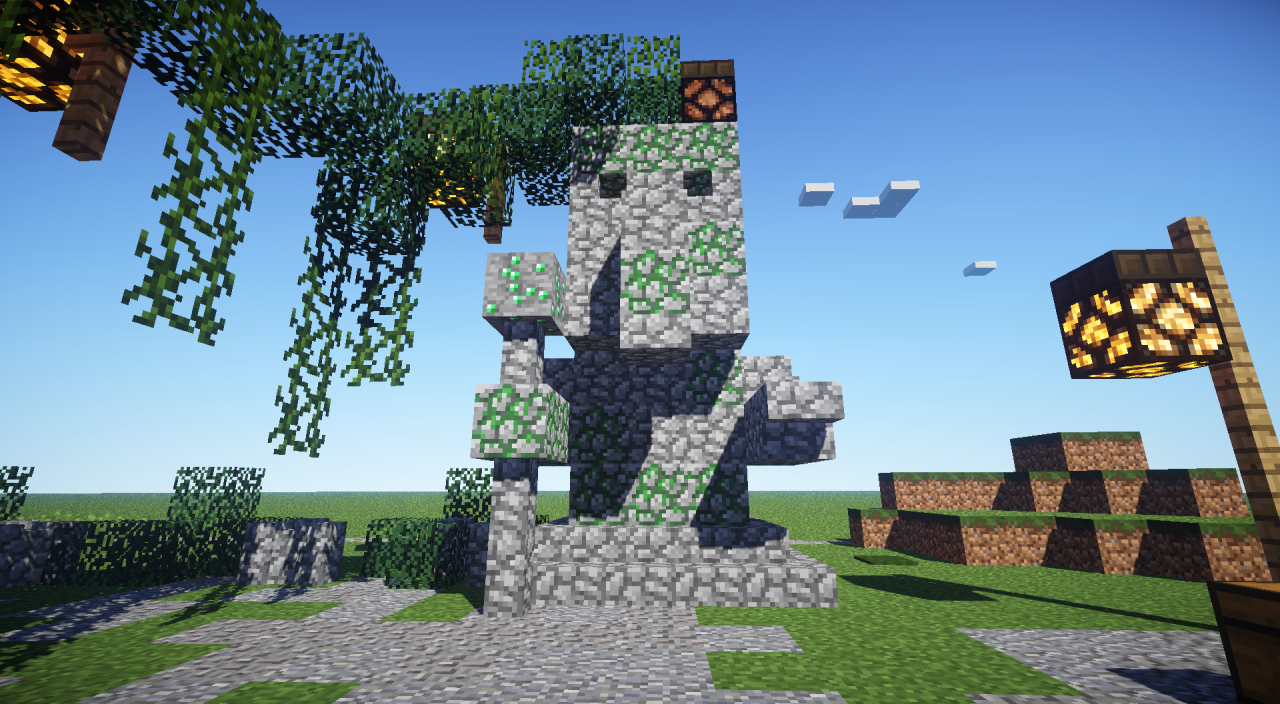 [EN] Villager Custom statue [FR] Statue Villager Custom Minecraft Map
