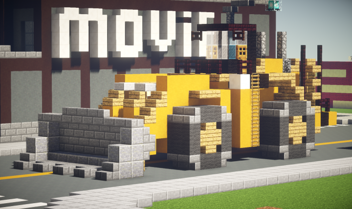 CAT Large Wheel Loader 993K Truck Minecraft Map