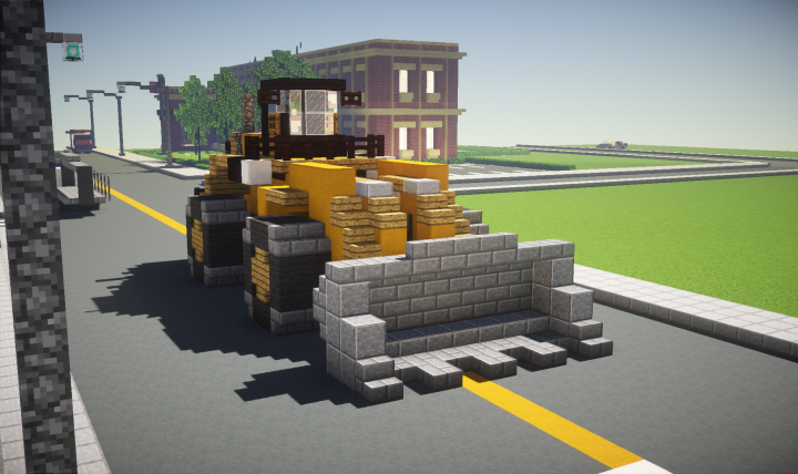 CAT Large Wheel Loader 993K Truck Minecraft Map