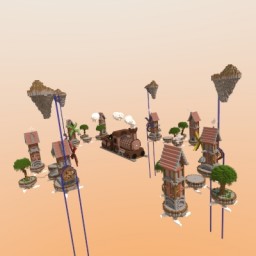 A Steampunk Bed Wars Map Minecraft Map & Project