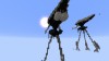 Cages and Back of the Tripod