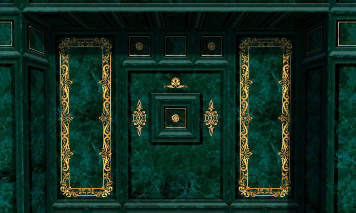 Green marble textures as emerald blocks