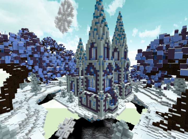 Small Ice castle Minecraft Map