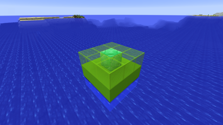 Building the Xp-Storage Step 3 - Lime Glass and Emerald-Block