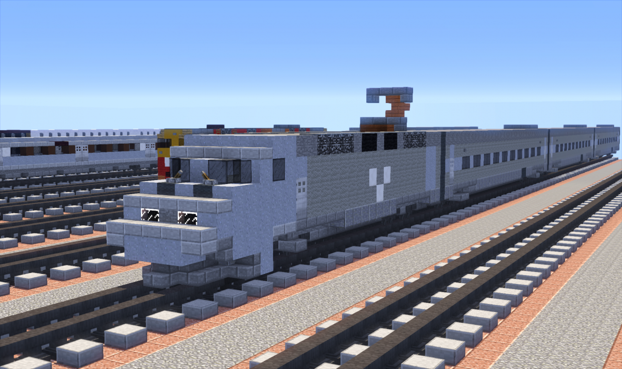 Swedish SJ X2 High Speed Train Minecraft Map