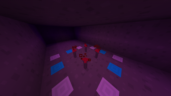 in darker environments the light turns purple!