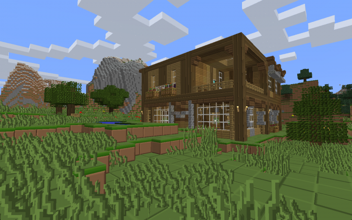 Rustic Redstone House Minecraft Map