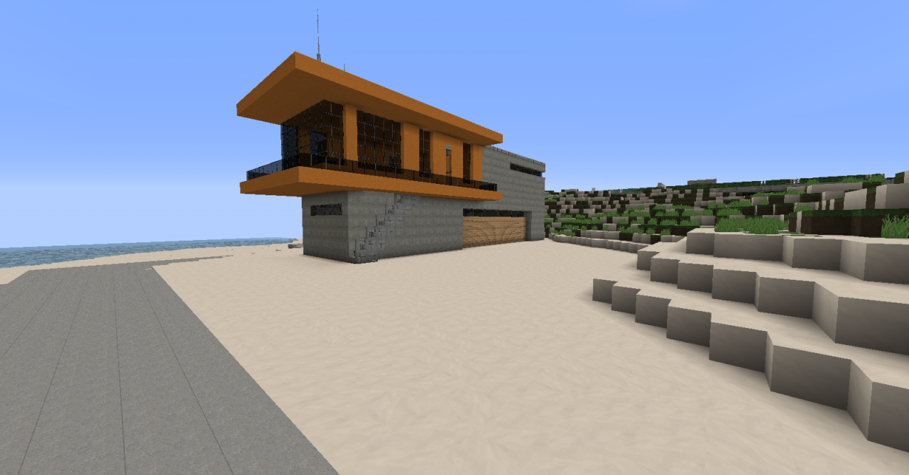 Modern lifeguard station Minecraft Map