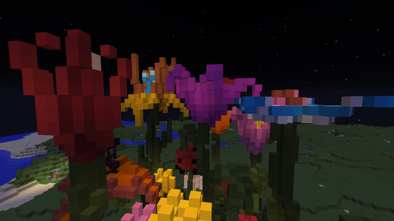 Flowers Spawn Pixelatedmc Minecraft Map