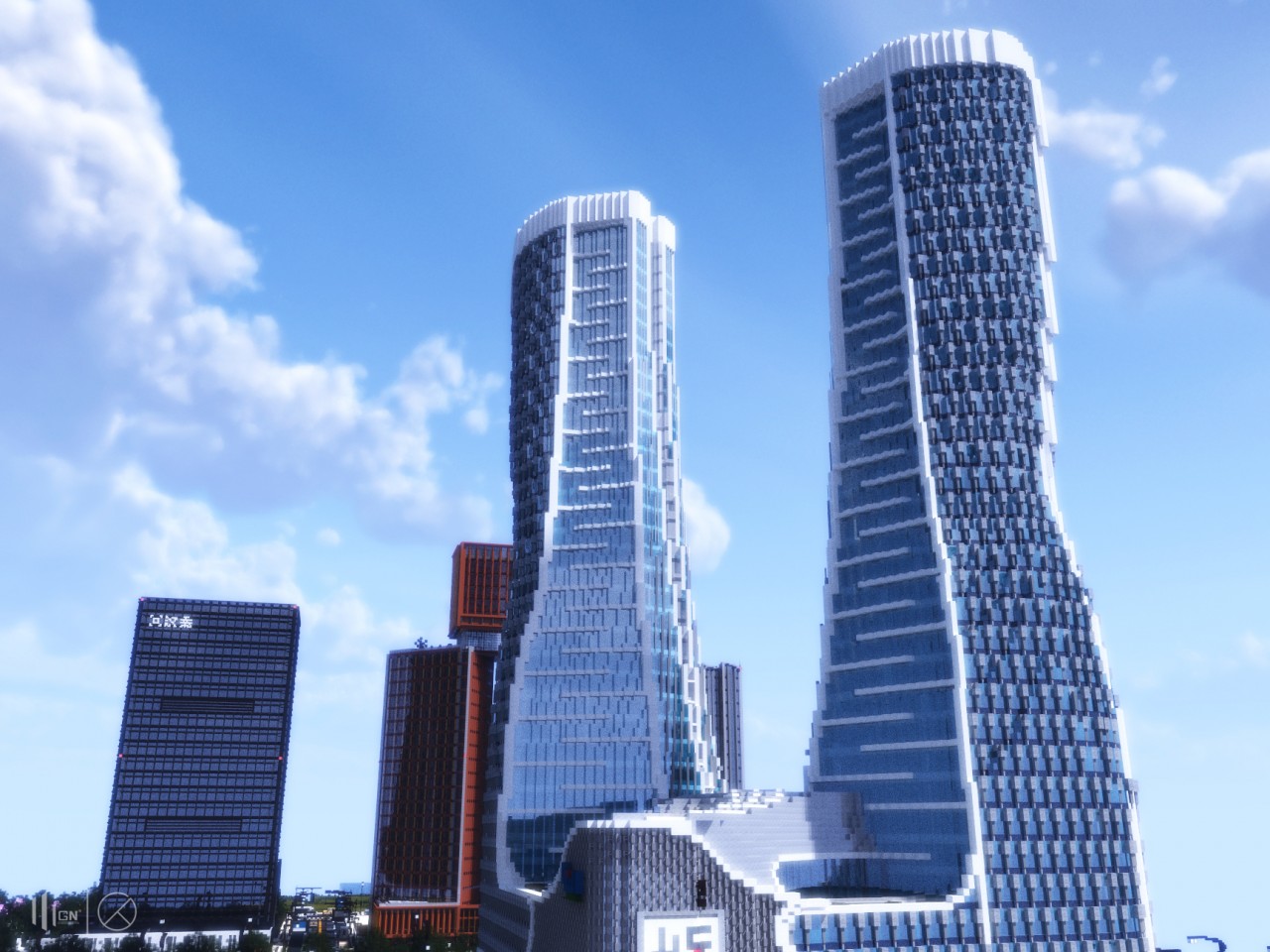 The raffles city Minecraft Map