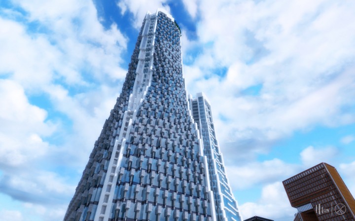 The raffles city Minecraft Map