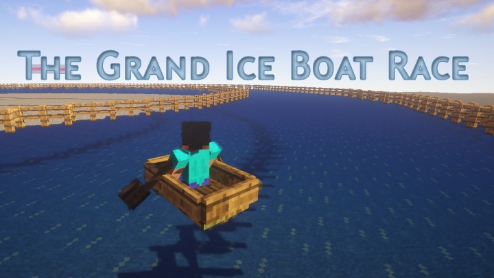 The Grand Ice Boat Race 1 12 Mini Game For Realms And Servers Minecraft Map